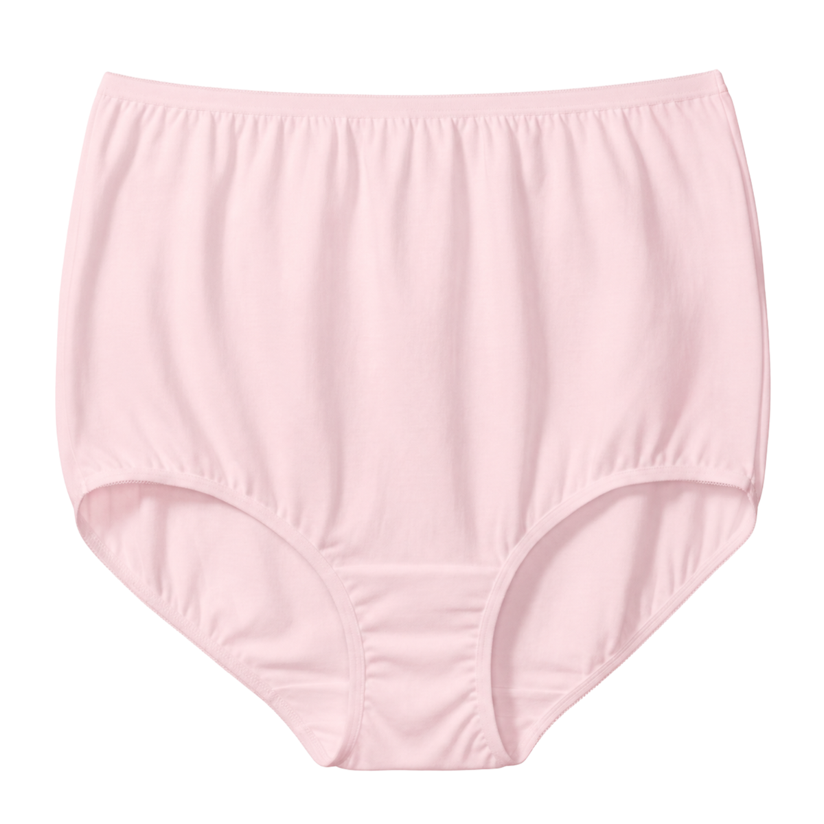Vanity Fair Tailored Cotton Full Brief Panty, Ballet Pink, 1 Pack, Style 15318, Front View