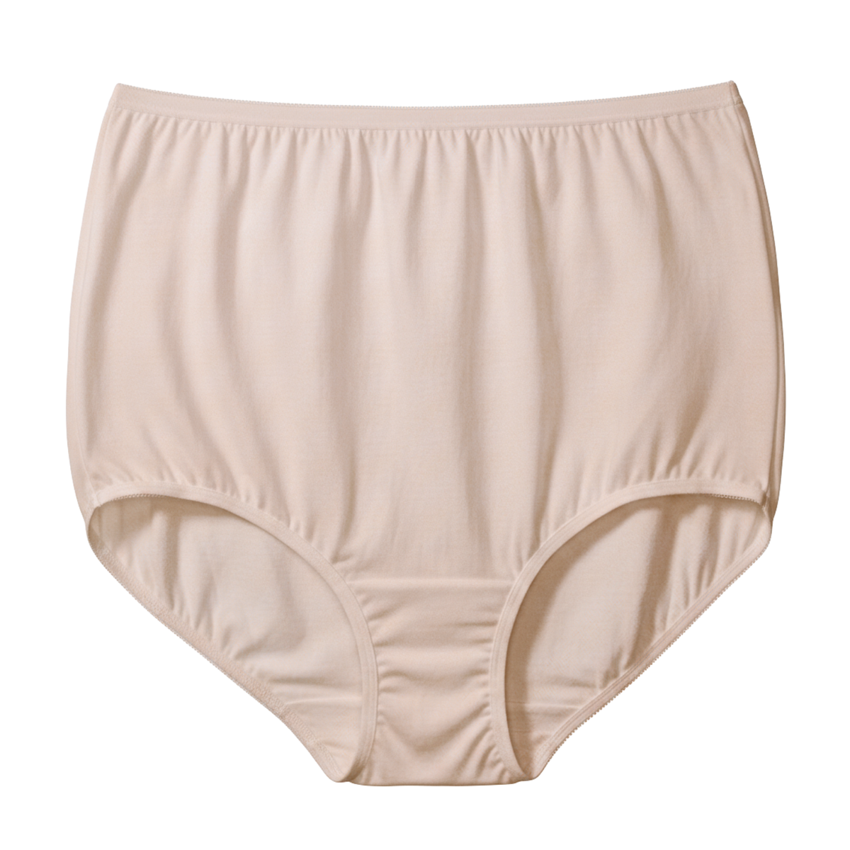 Vanity Fair Tailored Cotton Full Brief Panty, Fawn, 1 Pack, Style 15318, Front View