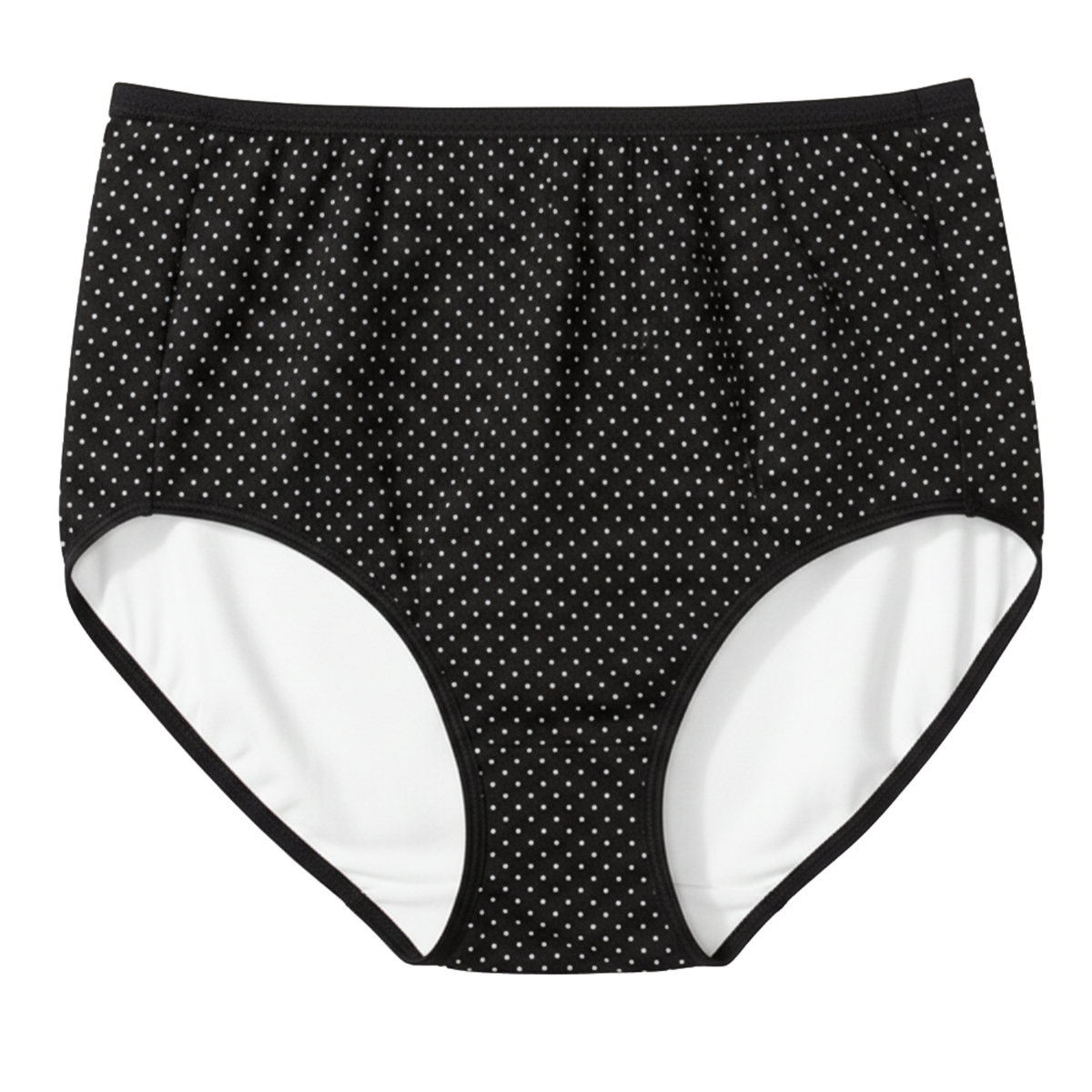 Vanity Fair Illumination Brief Panty, Premiere Dot Print, 1 Pack, Style 13109, Front View