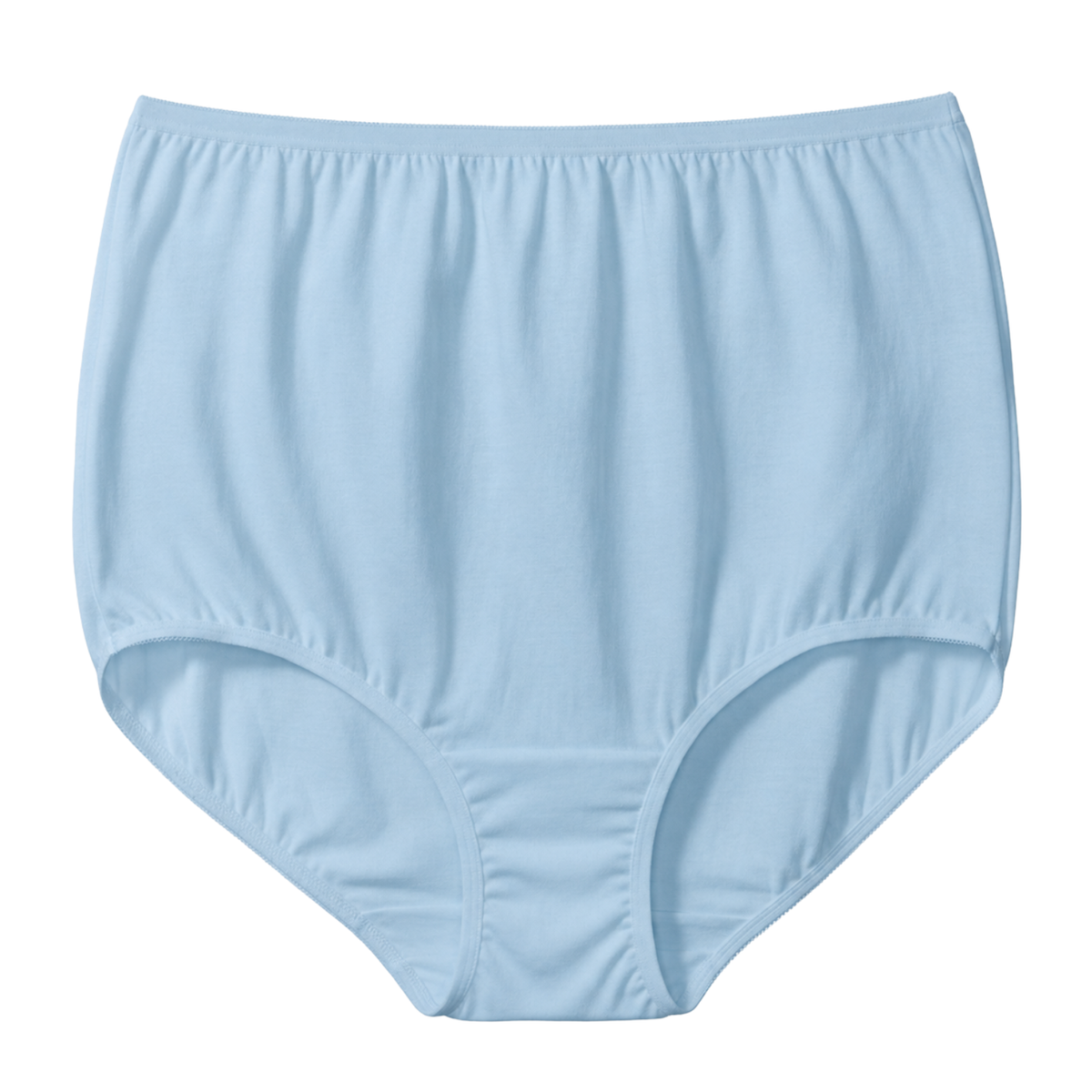 Vanity Fair Tailored Cotton Full Brief Panty, Sachet Blue, 1 Pack, Style 15318, Front View