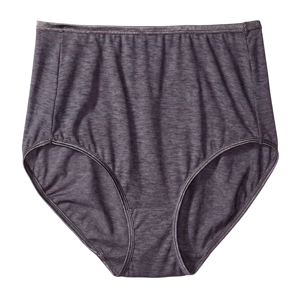 Vanity Fair Illumination Brief Panty, Steele Violet, 1 Pack, Style 13109, Front View