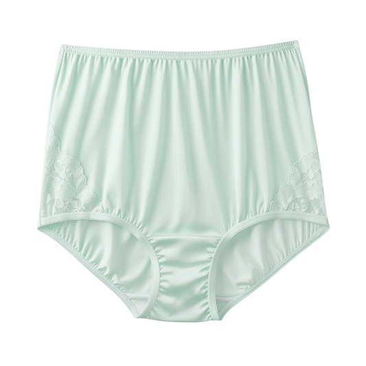 Vanity Fair Lace Nouveau Full Brief Panty, Azure Mist, 1 Pack, Style 13001, Front View