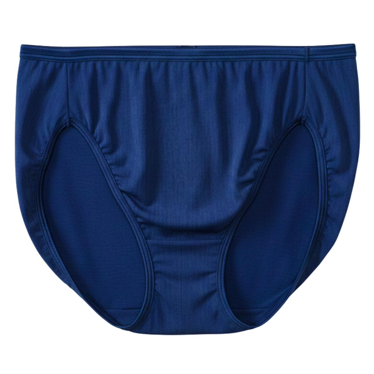 Vanity Fair Illumination Hi Cut Panty, Ghost Navy, 1 Pack, Style 13108, Front View
