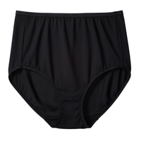 Vanity Fair Illumination Brief Panty, Midnight Black, 1 Pack, Style 13109, Front View