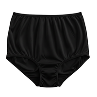 Vanity Fair Ravissant Tailored Full Brief Panty, Midnight Black, 1 Pack, Style 15712, Front View