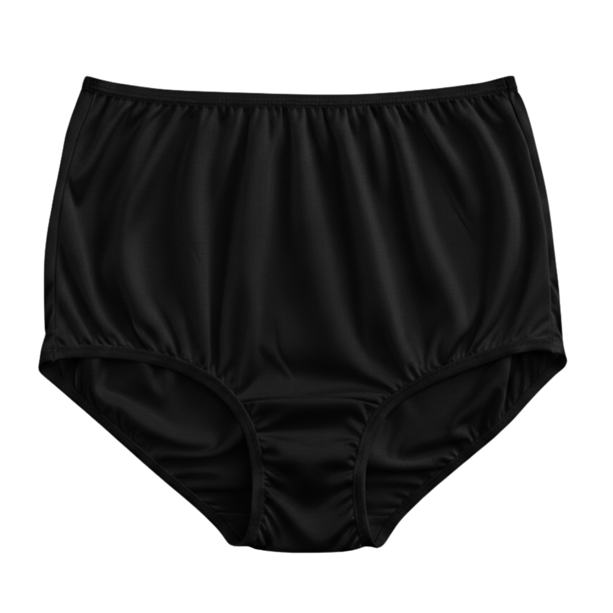 Vanity Fair Ravissant Tailored Full Brief Panty, Midnight Black, 1 Pack, Style 15712, Front View