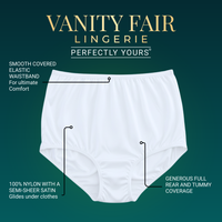 Vanity Fair Style 15711 Women's Ravissant Tailored Full Brief Panties Feature Overview