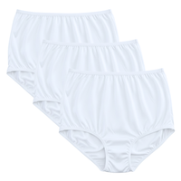 Vanity Fair Ravissant Tailored Full Brief Panties, SWH Multi, 3 Pack, Style 15711, Front View