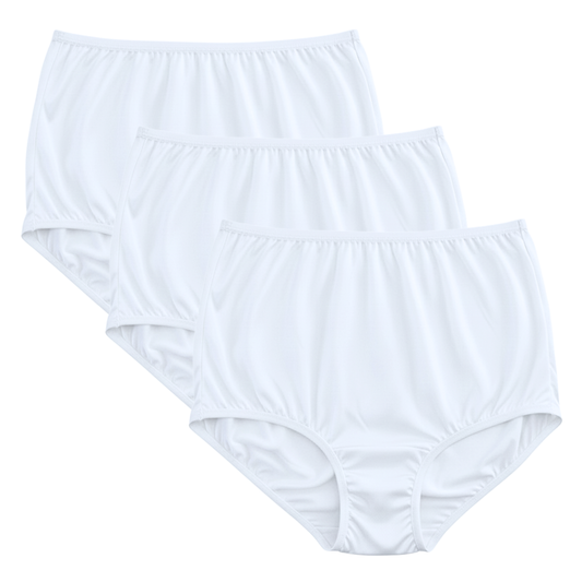 Vanity Fair Ravissant Tailored Full Brief Panties, Fawn Multi, 3 Pack, Style 15711, Front View