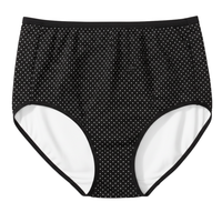 Vanity Fair Illumination Brief Panty, Premiere Dot Print, 1 Pack, Style 13109, Front View