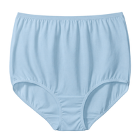 Vanity Fair Tailored Cotton Full Brief Panty, Sachet Blue, 1 Pack, Style 15318, Front View