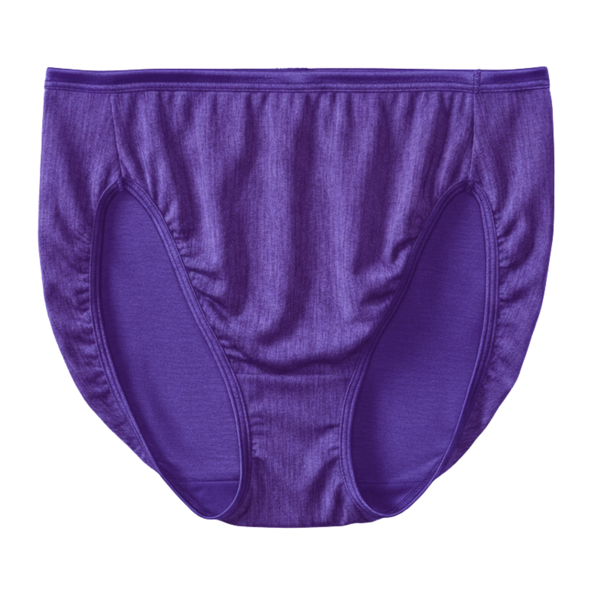 Vanity Fair Illumination Hi Cut Panty, Sangria, 1 Pack, Style 13108, Front View