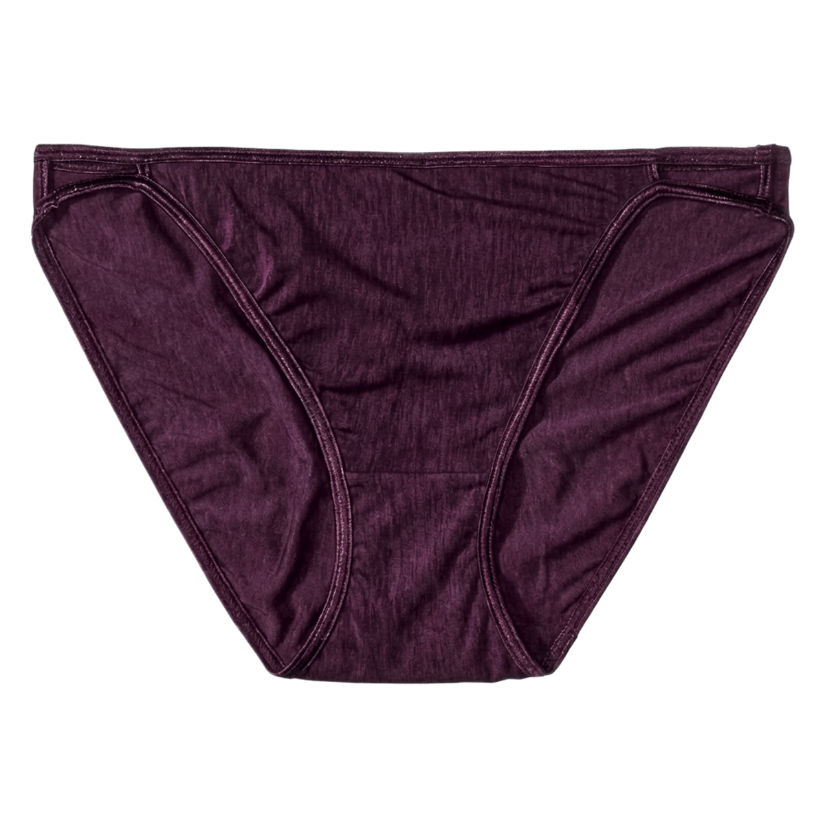 Vanity Fair Illumination String Bikini Panty, Sangria, 1 Pack, Style 18108, Front View
