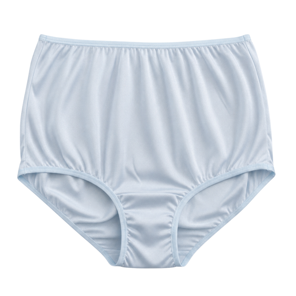Vanity Fair Ravissant Tailored Full Brief Panty, Soft Blue, 1 Pack, Style 15712, Front View