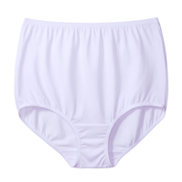 Vanity Fair Tailored Cotton Full Brief Panty, Star White, 1 Pack, Style 15318, Front View