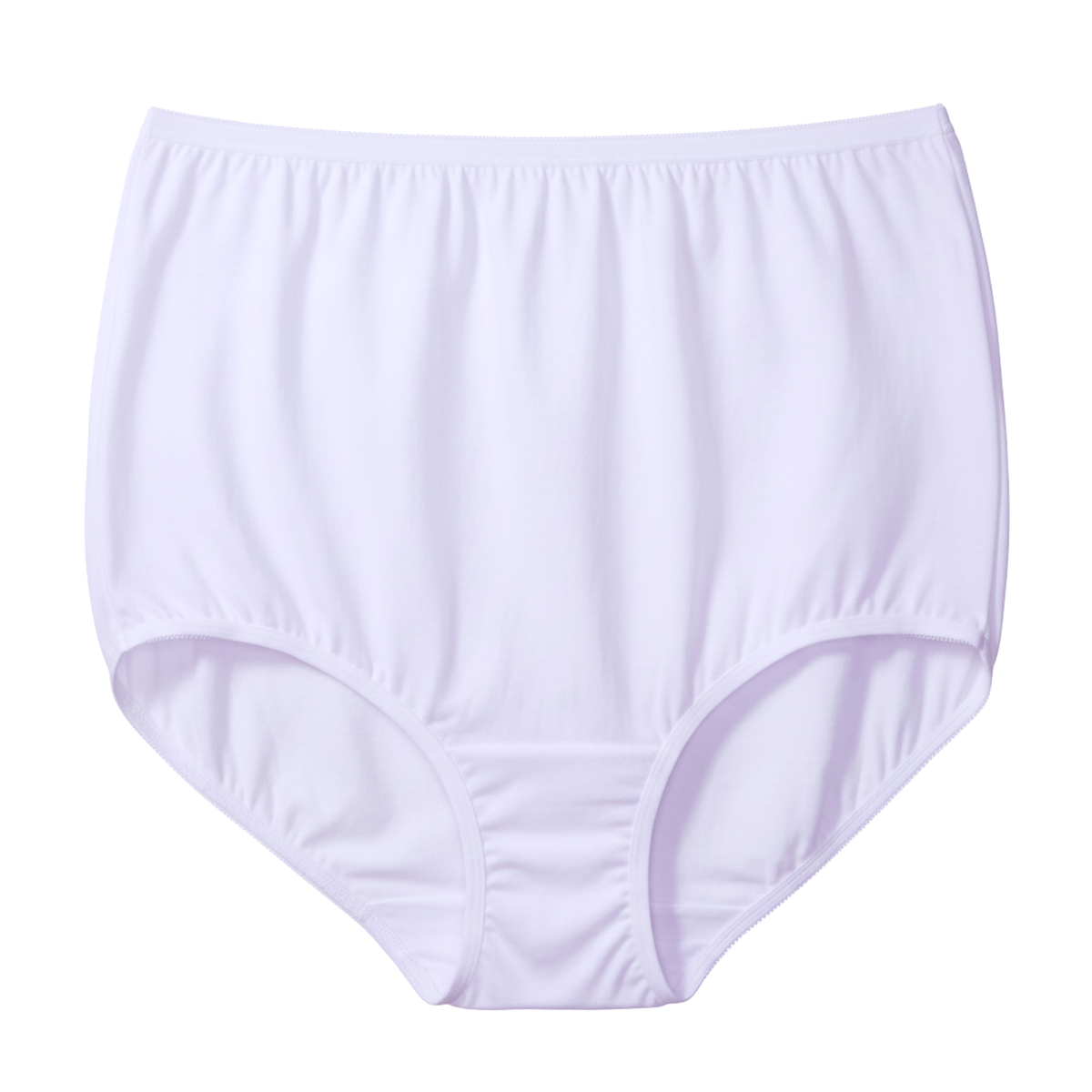 Vanity Fair Tailored Cotton Full Brief Panty, Star White, 1 Pack, Style 15318, Front View
