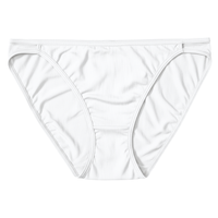Vanity Fair Illumination String Bikini Panty, Star White, 1 Pack, Style 18108, Front View