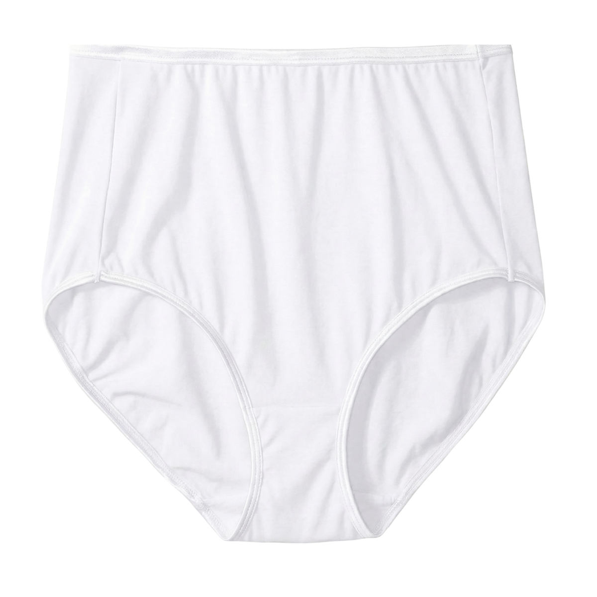 Vanity Fair Illumination Brief Panty, Star White, 1 Pack, Style 13109, Front View
