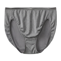 Vanity Fair Illumination Hi Cut Panty, Steele Violet, 1 Pack, Style 13108, Front View