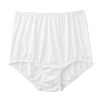 Vanity Fair Lace Nouveau Full Brief Panty, Star White, 1 Pack, Style 13001, Front View