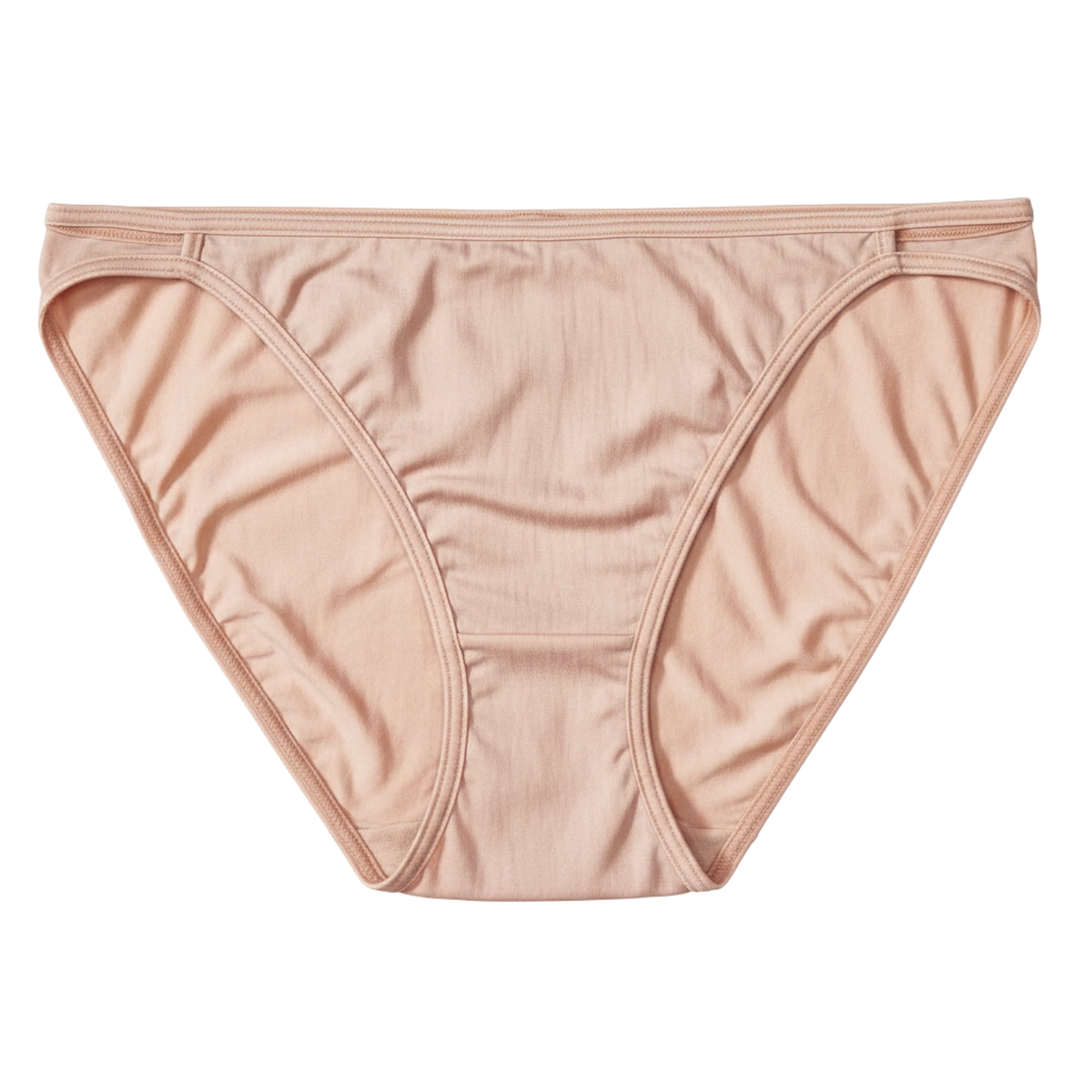 Vanity Fair Illumination String Bikini Panty, Rose Beige, 1 Pack, Style 18108, Front View